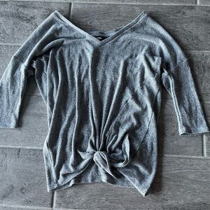 Express V-Neck Gray Women's Sweater